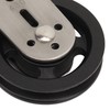 Pulley Wheel Bidirectional Rust Proof Silent Rotation Traction Wheel for