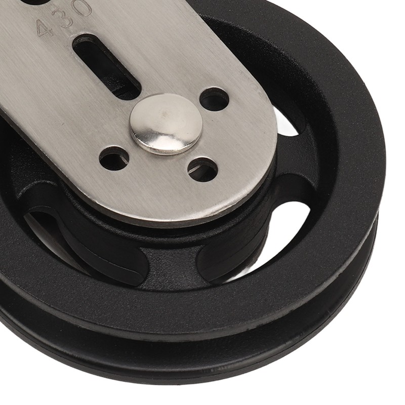 Pulley Wheel Bidirectional Rust Proof Silent Rotation Traction Wheel for