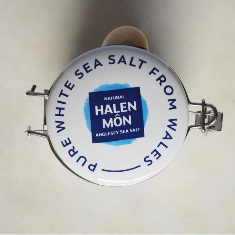 Halen Mon Clamp top Jar and Pure Sea Salt PDO