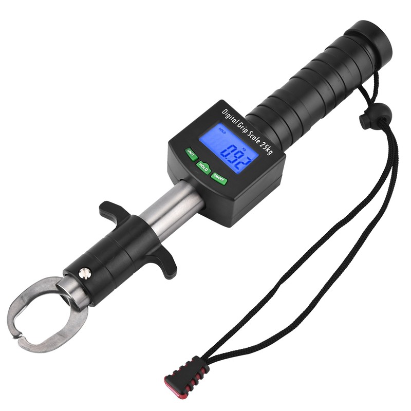 3 in 1 Digital Fish Grip Scale 25kg/55lb Fish Lip