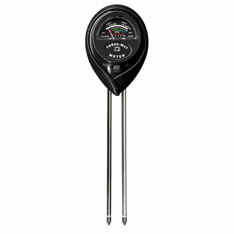 3-in-1 Soil Moisture, pH & Light Meter for Plants –