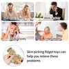 Skin Picking Fidget Toys, Silicone Picking Fidget Pad Trichotillomania FidgetToys