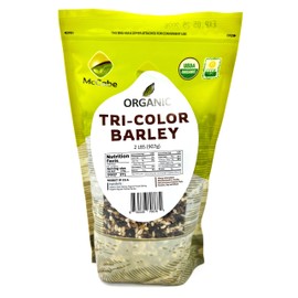 McCabe Organic Tri-Color Barley - Tri-Color Barley Organic | Rich with Fiber & Minerals | USDA and CCOF Certified | Product of USA | 2Lbs