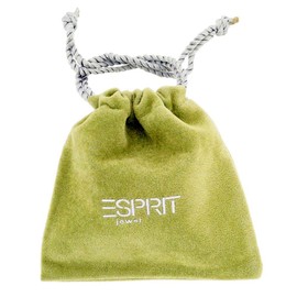 Esprit Essential Women's TWIST It's Stud Earrings 925 Sterling Silver Rhodium-Plated Cubic Zirconia Crystal-Eser92899A000