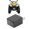 Akozon Auxiliary Relay, 9010‑150350 Auxiliary Relay Metal Black Replacement for