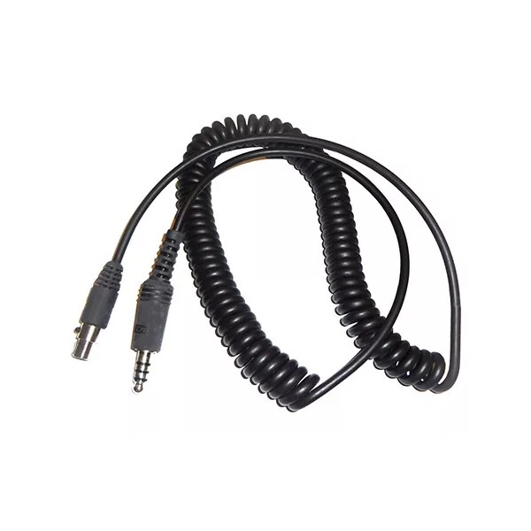Avcomm Helicopter Coiled Cable for Avcomm AC-747 - P2100