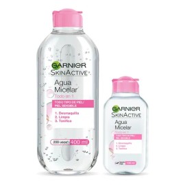 Kit Garnier Skin Active Agua Micelar Todo En 1 400ml Y 100ml