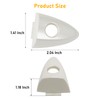 APESER Front Door Handle End Bezel Cover w/Key Hole Compatible