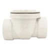 Canplas 73009 Backwater Valve with 4-Inch PVC, White