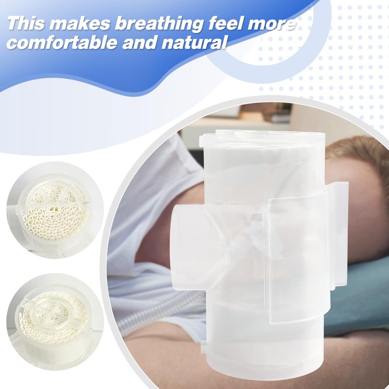 20-Pack HME 1500 T-Shape Tracheostomy Heat and Moisture Exchanger with