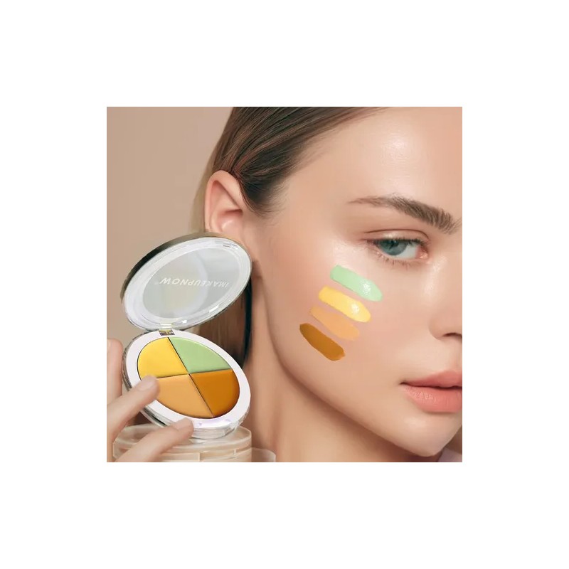4 Color Cream Concealer Contour Makeup Palette