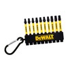 DEWALT DT7275-QZ Key Ring Mix Torx 10 Pieces, Black/Yellow, 9.2