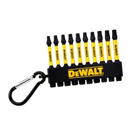 DEWALT DT7275-QZ Key Ring Mix Torx 10 Pieces, Black/Yellow, 9.2 x 5.8 x 1.8 cm