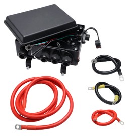 MaySpare Winch solenoid control contactor Pre-Wired Box for 8000-17000 electric ATV UTV winches 12V