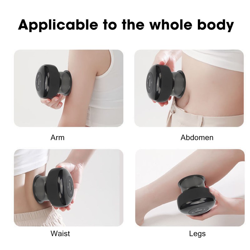 Smart Cupping Device 12gears Wireless Rechargeable Hot Compress High Suction