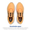 Brooks Men’s Ghost 17 Neutral Running Shoe - Blazing Orange/Yellow/Ebony