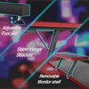 VICTONE L Shaped Gaming Desk, Corner Desk with Monitor Stand,
