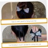 DECHOUS Bowknot Hair Scrunchy Elastic Hair Ring for Daily Wear