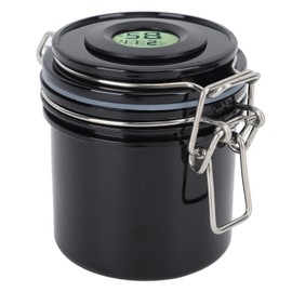 Caja de Almacenamiento de Pegamento para Pestañas, Recipiente de Almacenamiento de Pegamento para Pestañas con Termómetro de 250 Ml, Recipiente de Almacenamiento Sellado (BLACK)