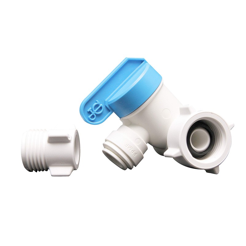 John Guest Angle Stop Adapter Valve 1/2" X 3/8" X