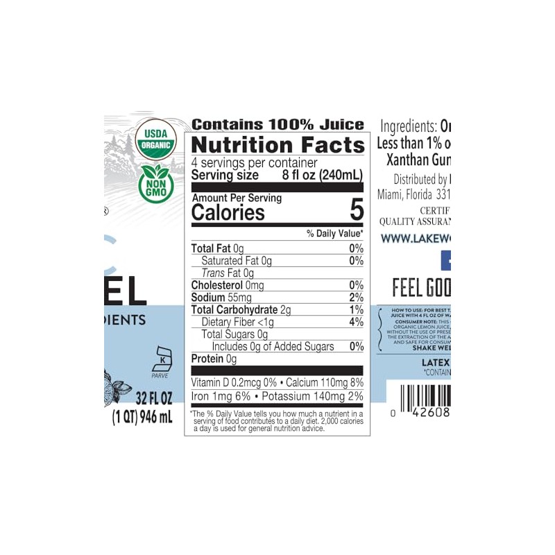 Lakewood Juice Aloe Vera Gel Org