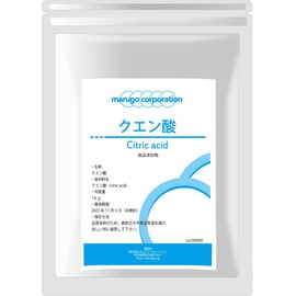 Marugo Citric Acid Powder Edible 1kg Food Additive Cleaning Supplement