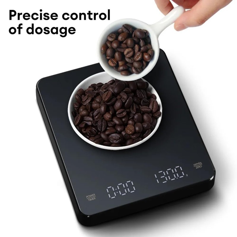 Mini Coffee Scales with Timer Digital Coffee Electronic Scales USB