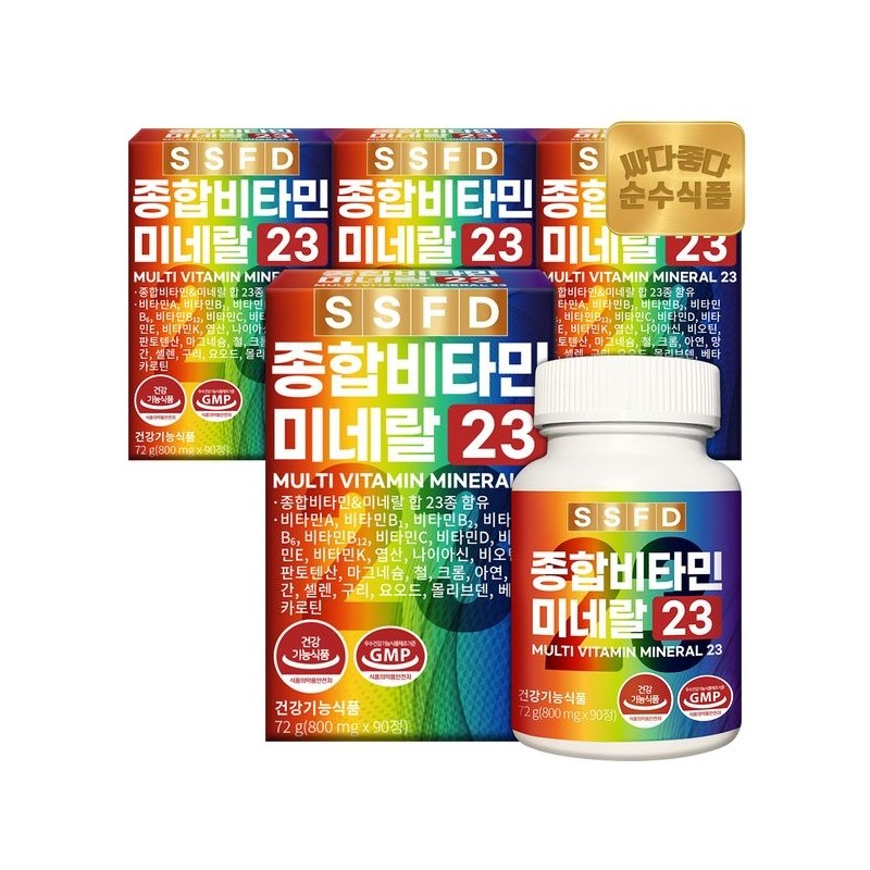 pure food [K]Pure Food Multivitamin Mineral 23 4 boxes (360