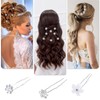 Huotflame Beads U-Shape Hair Pins Wedding Hair Clips - Elegant
