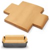 Tchrules Unbleached Parchment Paper Loaf Pan Liner,200Pcs 9''x5''