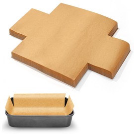 Tchrules Unbleached Parchment Paper Loaf Pan Liner,200Pcs 9''x5''
