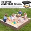 MRWIZMS Sandbox Cover, Lid-48in,Sand Box Cover, Sandbox Cover, 420D Oxford