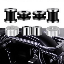 Motorcycle Detachable Luggage Rack Backrest Docking Hardware Kit Fits for Harley Touring Electra Road Street Glide Road King FLHR FLHT FLTR EFI FLHTI FLH 1997-2008 2005 Chrome