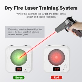 Vstranics 9mm Laser Training Cartridge and Target Kit