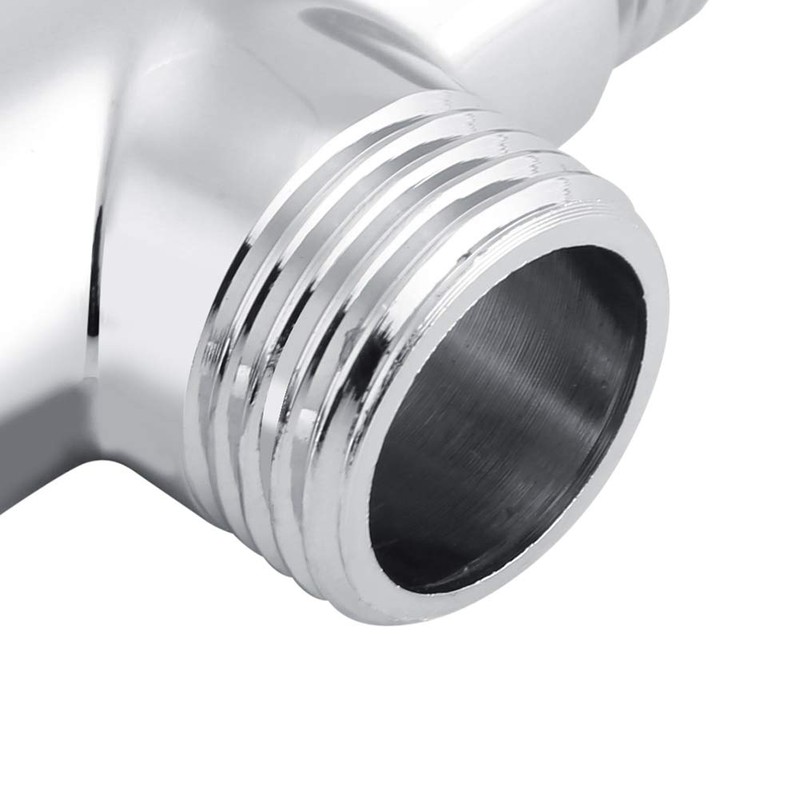 3-Way Shower Diverter with Valve Solid Brass with Chrome Plating