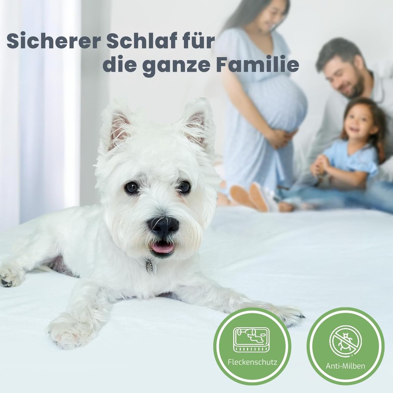 Livessa Mattress Protector 200 x 200 cm, Washable Incontinence Pad,