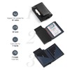 SENDEFN Men's Leather Wallet with RFID Protection Aluminium Credit Card