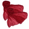 Mobestech 2pcs Boho Gauze Table Runner Romantic Decorative Table Cloth