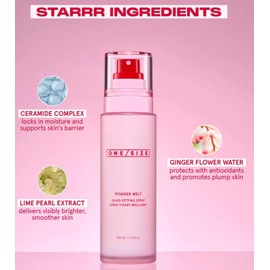 ONE/SIZE by Patrick Starrr Powder Melt NEW Glass Setting, Fijador Tamaño de Viaje 30ml