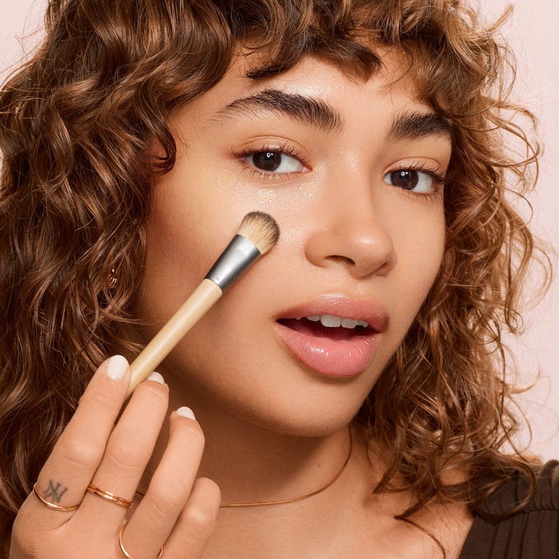 EcoTools Precision Concealer Makeup Brush, For Concealing Under Eyes &
