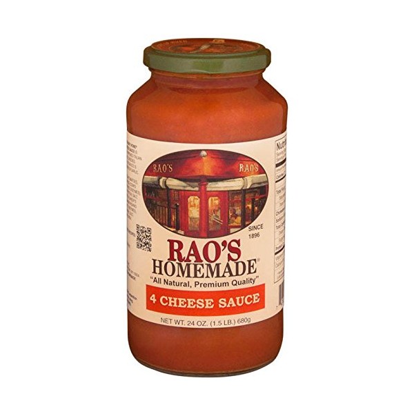 Rao's Homemade All Natural 4 Cheese Sauce, 24 oz (Pack of 6)