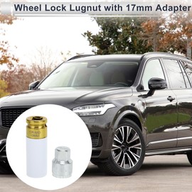 RATCHROLL Wheel Lock Lugnut with 19mm Adapter for Volvo #7620 Anti-theft Screw Nut Removal Key Socket 1set