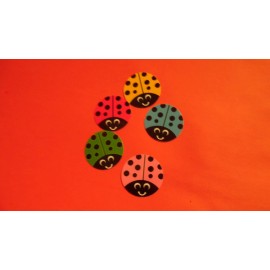 Unbranded Pre Cut One Inch Bottle Cap Images   Ladybugs Lady Bug Free Shipping - photo, 15 images