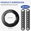 Dolly Wheel Lock Washer Replacement for Hard-to-Find Push-On Pushnuts, 5/8"