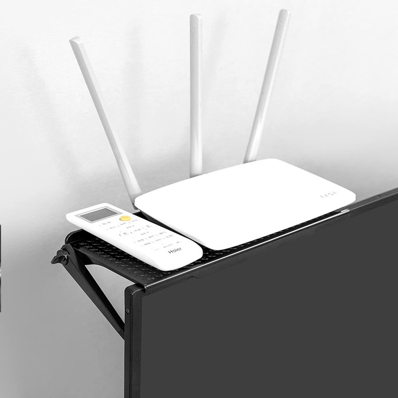 TV Top Shelf for Cable Box, Adjustable Screen Top Shelf