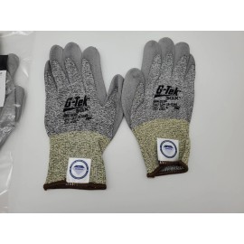PIP Cut Resistant Work Gloves Size Large G-Tek 3GX Palm Coated 19-D320 3 Pairs