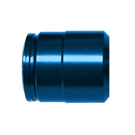Tectonic A/C Repair Fittings | Quick Connect Air Conditioning Compression Fittings Metric Size A/C Repair Aluminum Block Off Caps 9mm | Replacement for FMSI 5918