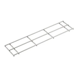 Captain Stag UG-3301 Camping, Barbecue, Bonfire Trik, Solo Net, Compatible with Bonfire Stand, Stove, Grill, Stainless Steel, Silver