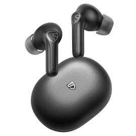SoundPEATS T3 Pro Wireless Earbuds, 12mm Dynamic Driver Bass Stereo, ANC Noise Cancelling Bluetooth 5.4 Earphones, 28H Playtime, IPX4 Waterproof, Built-in Mic for Clear Calls