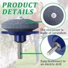 Lawn Mower Blade Sharpener, 2 Pack Mower Blade Sharpener Durable
